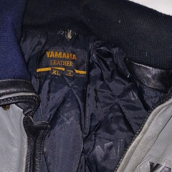 Yamaha Two-Tone Leather Jacket - Picture 3 of 13